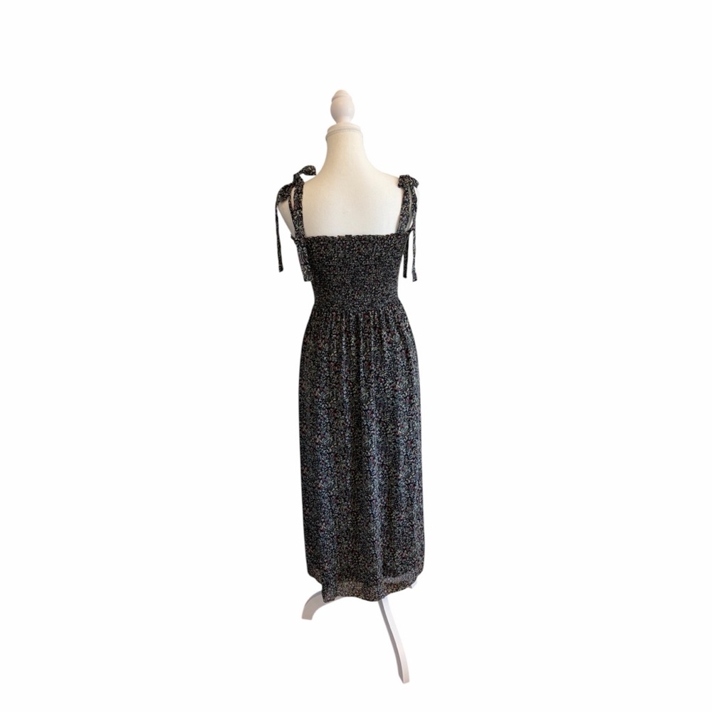 Wilfred Aritzia M Flowered Golden Hour Lined Smocked Dress